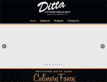 Tablet Screenshot of dittameat.com